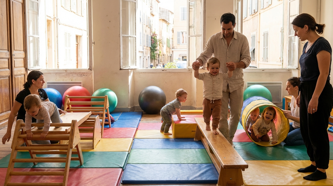 Découvrez la babygym à antibes pour vos enfants