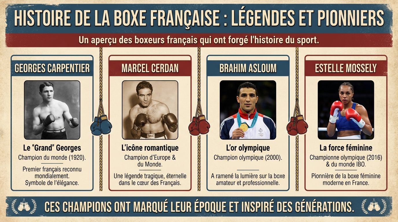 Les boxeurs français célèbres