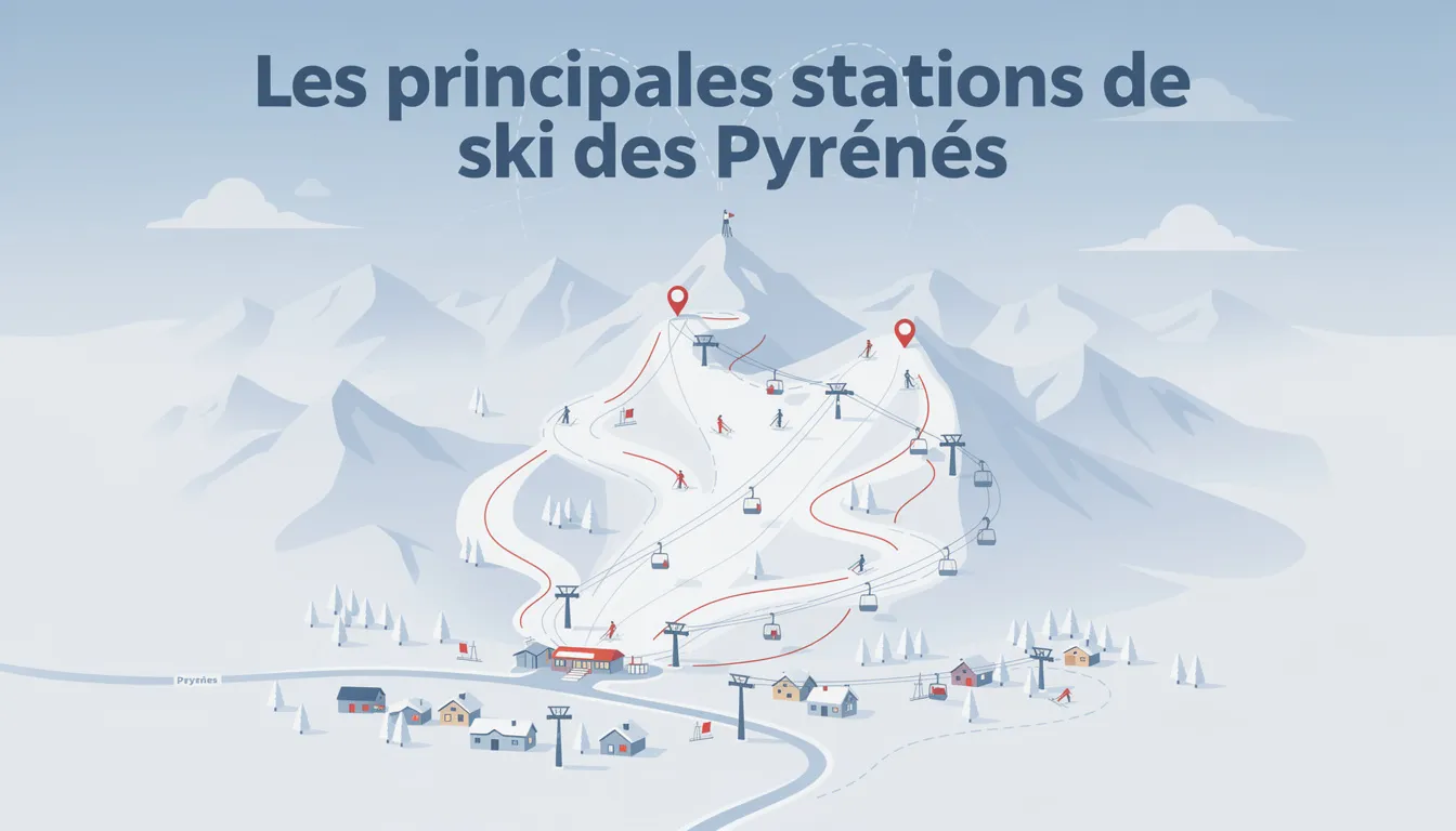 Les principales stations de ski des Pyrénées