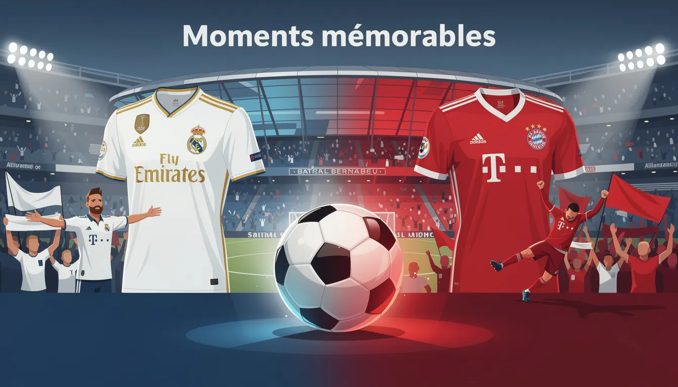 Real madrid et bayern munich : histoire et statistiques des confrontations 1 Moments mémorables