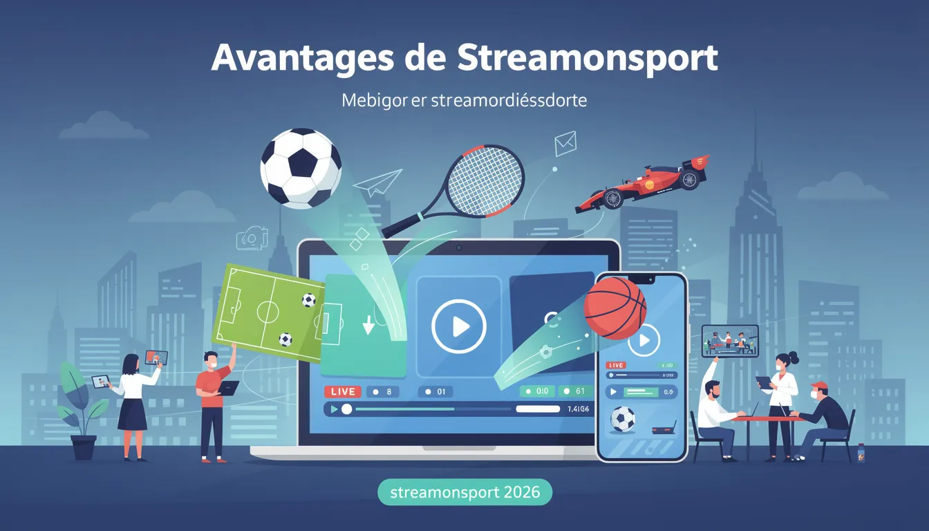 Avantages de Streamonsport