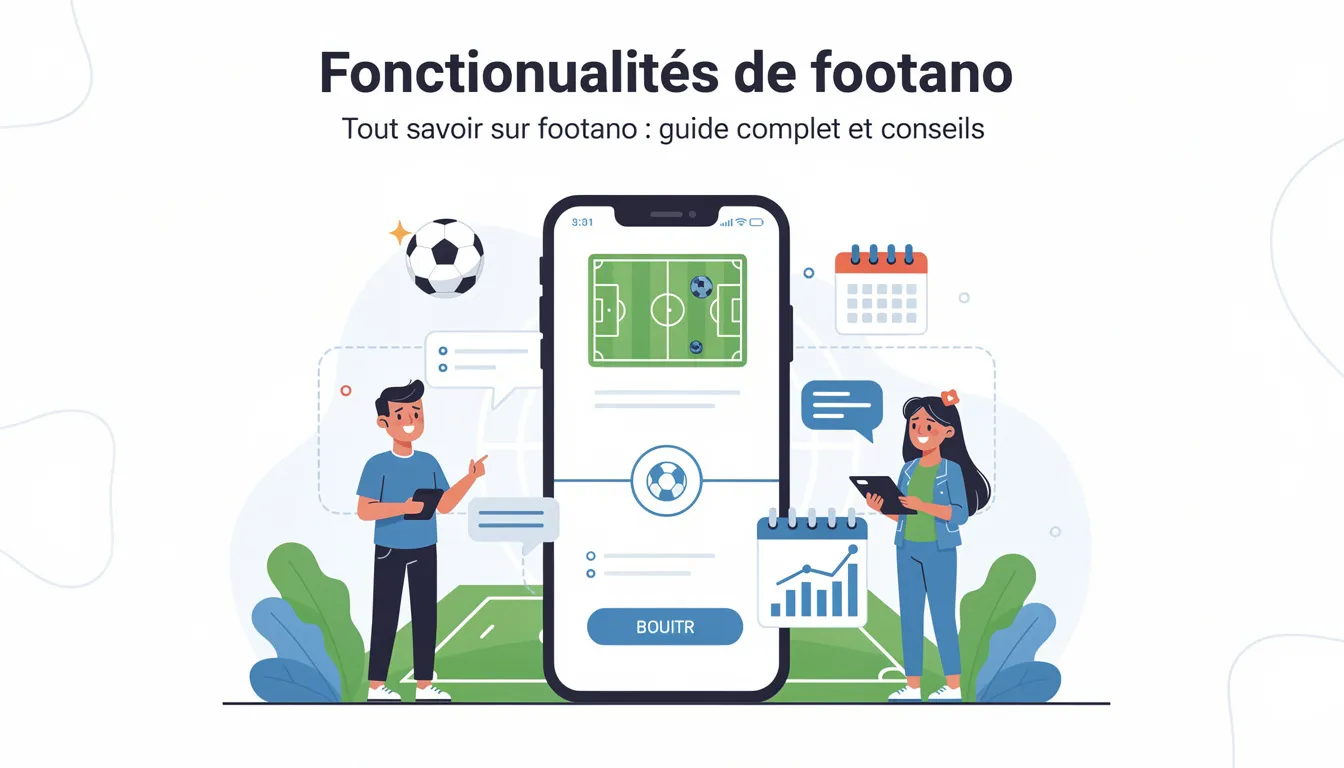 Fonctionnalités de footano