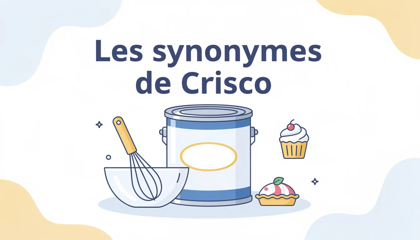 Les synonymes de Crisco