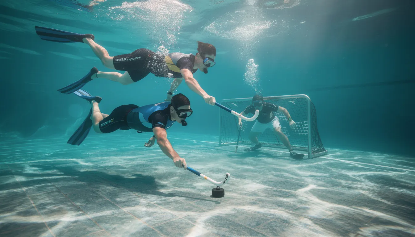 Découvrez l'octopush, le hockey subaquatique innovant