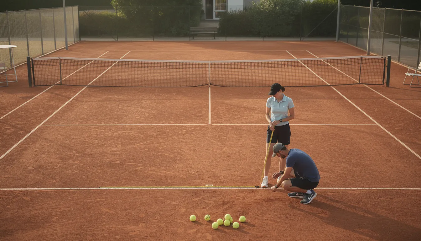 Dimensions d'un terrain de tennis : guide complet