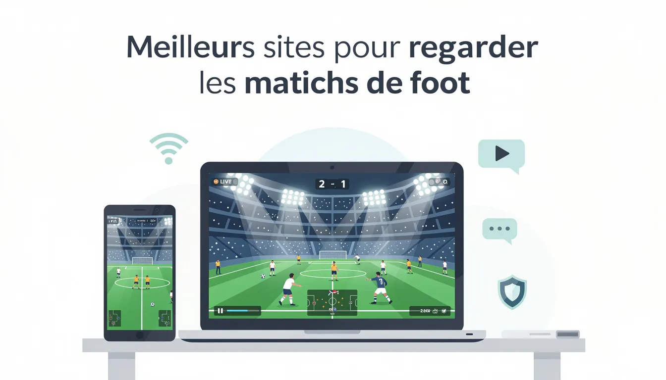 Meilleurs sites pour regarder les matchs de foot