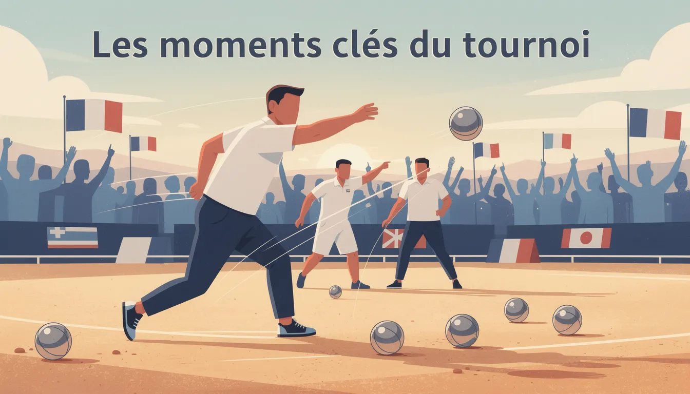 Les moments clés du tournoi